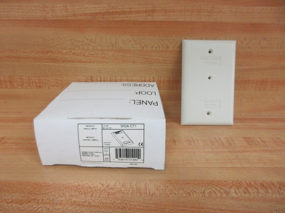 Edwards Systems Technology SIGA-CT1 Fire Alarm Control SIGACT1 Cover Only