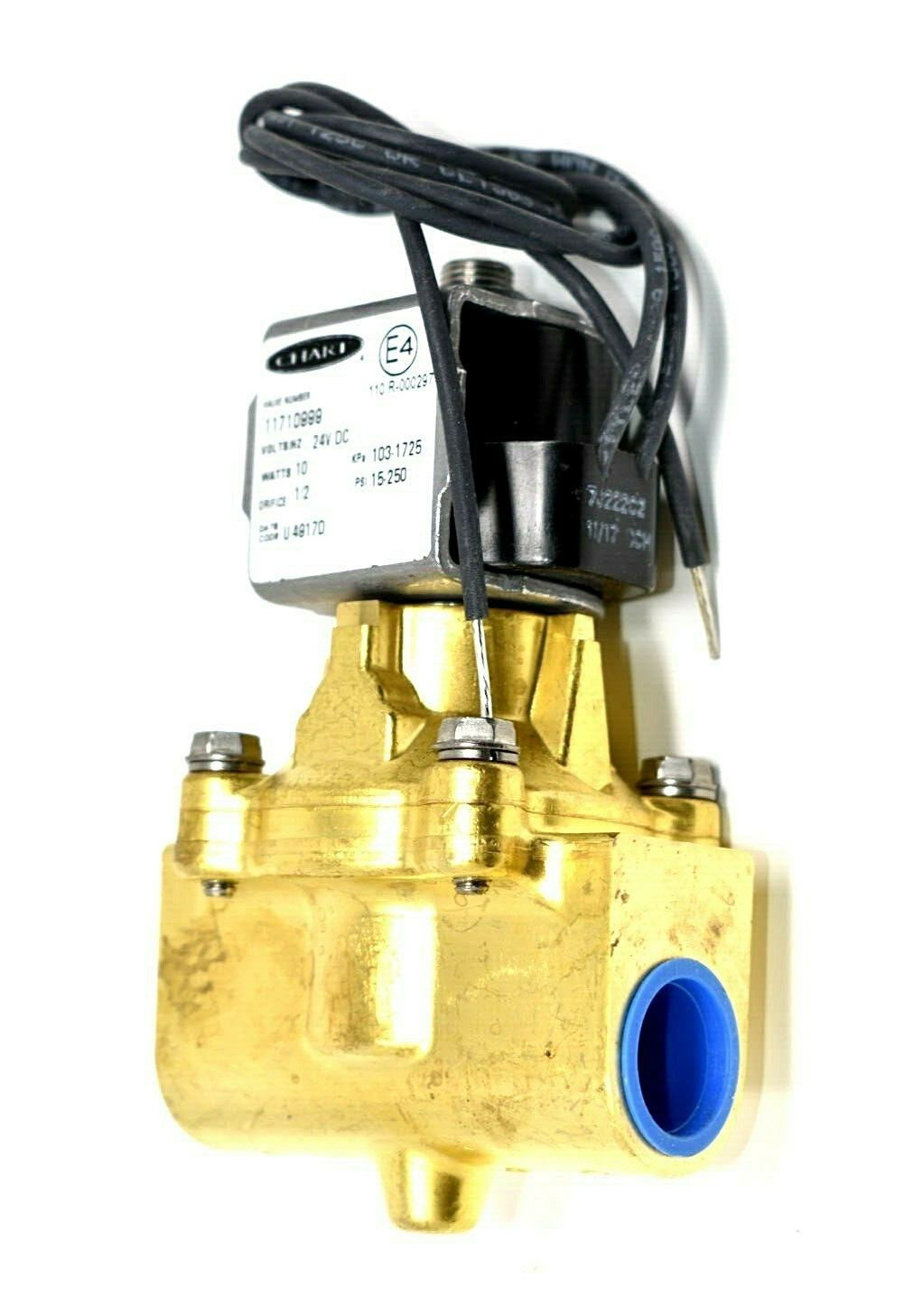 Parker 11710999 Solenoid Valve 24V DC | E4110 R-000297 Chart PSI15-250 -10 New