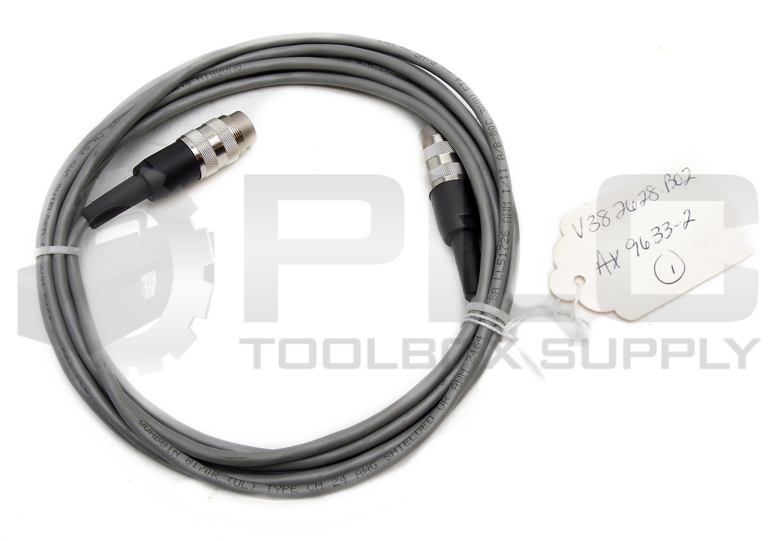 NEW V382628-B02 CABLE W/ 5 PIN MALE CONNECTORS AX 9633-2