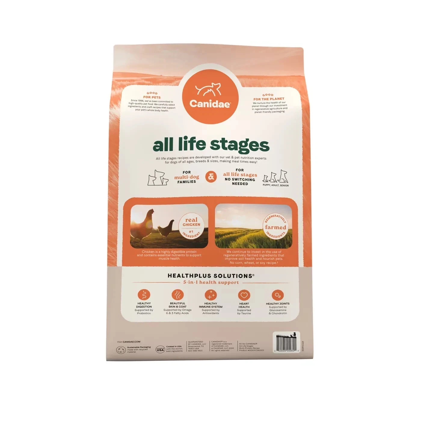 Canidae All Life Stages Dry Dog Food – Multi-Protein Recipe. 40 Lb (Pack of 1 )