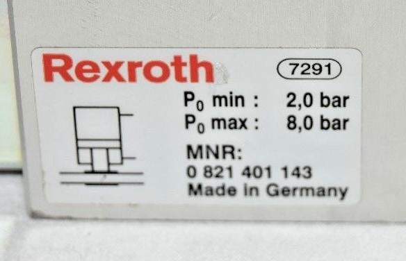 Rexroth 0 821 401 143 7291 Locking Unit for TRB and PRA