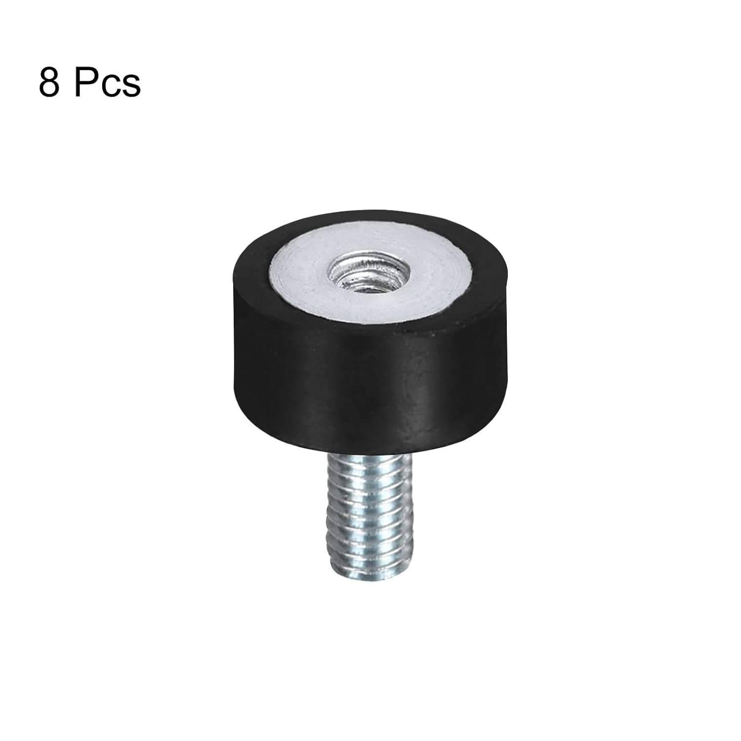 Uxcell Rubber Mounts 8Pcs M5 Male/Female Vibration Isolator Shock Absorber, for