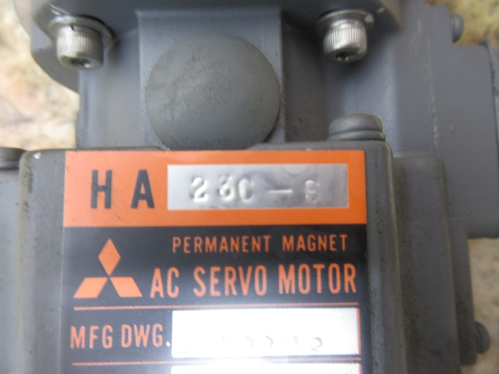 MITSUBISHI AC SERVO MOTOR HA-23C-S FA CODER OSE 5K-6-12-0 TS 5146 N12 BKO-NC6214