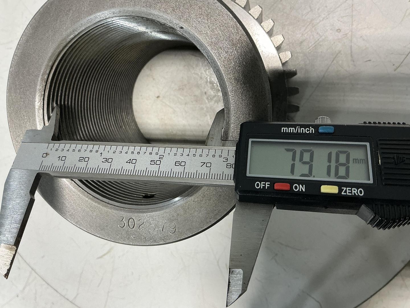 VAN DORN 302579 Die Height Adjustable Tie Bar Nut USED #152098