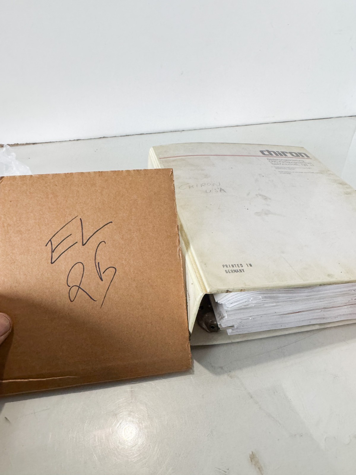 CHIRON FZ12-WM NO. 485-23 INSTRUCTION MANUAL CNC (EL25)