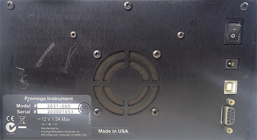 PROMEGA GLOMAX 20/20 LUMINOMETER MODEL 2031-000 UNIT ONLY