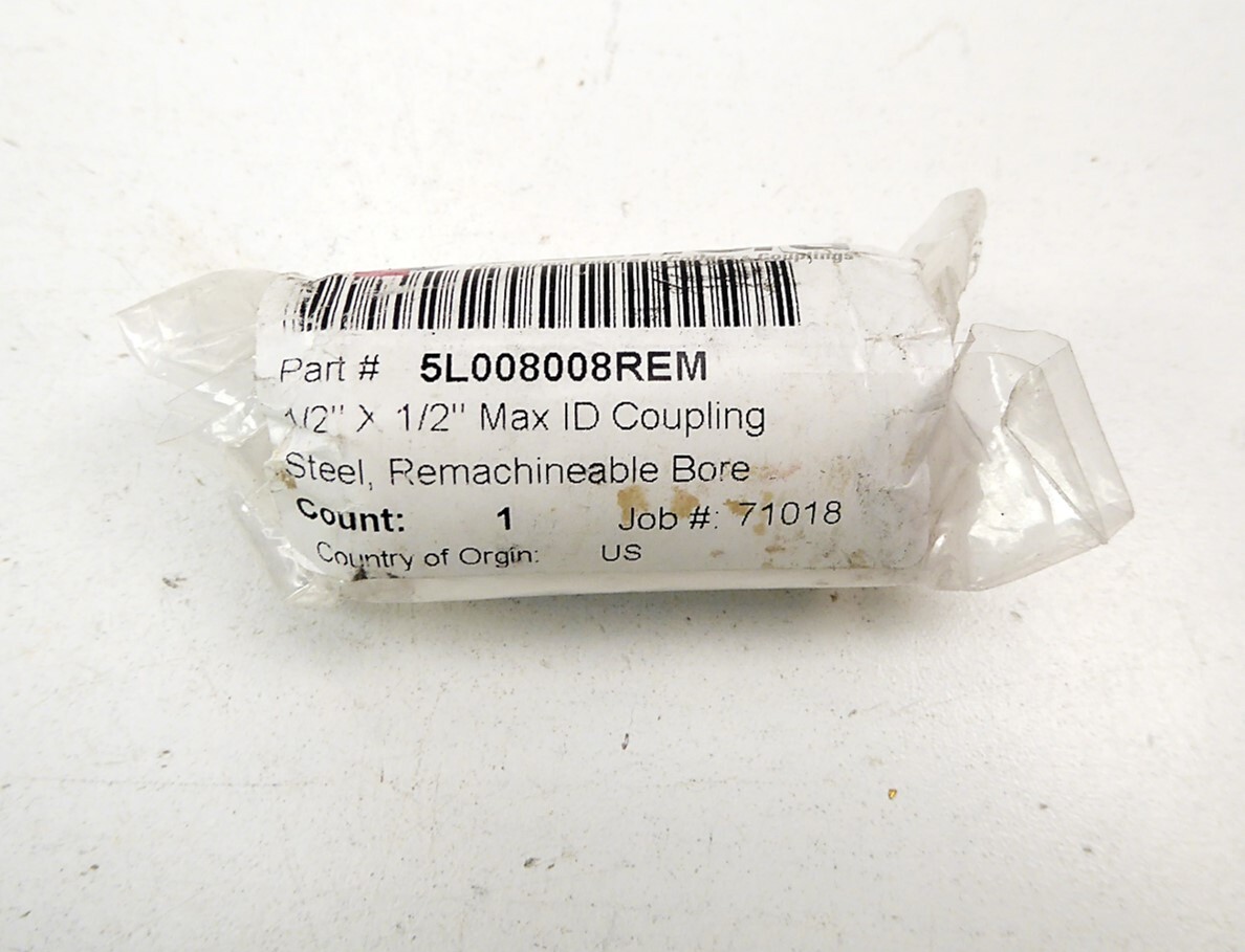 Stafford 5L008008REM Remachineable Shaft Coupling .5″ & .235″ Ends NEW NO BOX