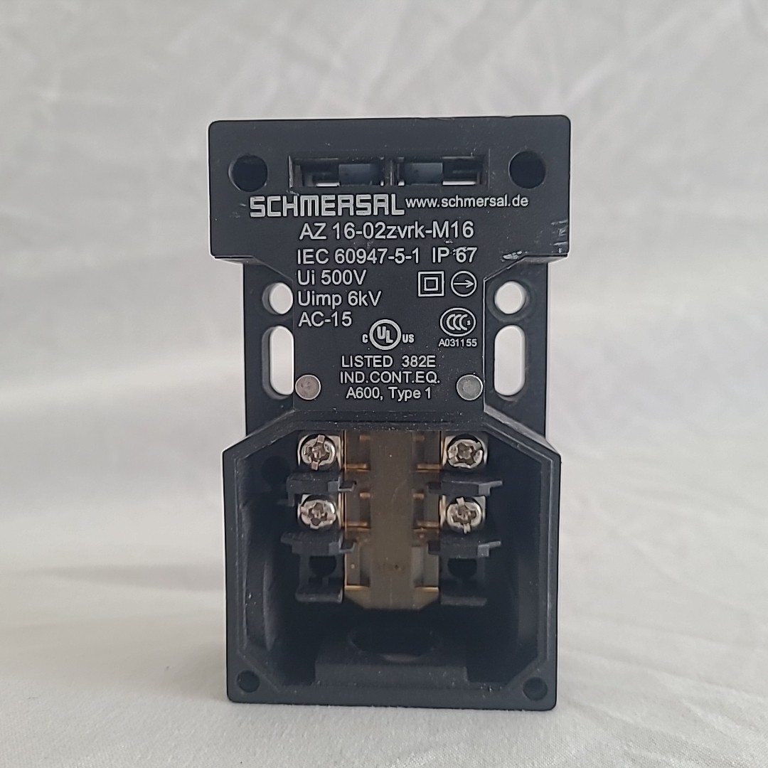 Schmersal AZ 16-02 ZVRK-M16 Interlock IEC 60947-5-1 IP 67 Ui 500V Uimp 6kV AC-15