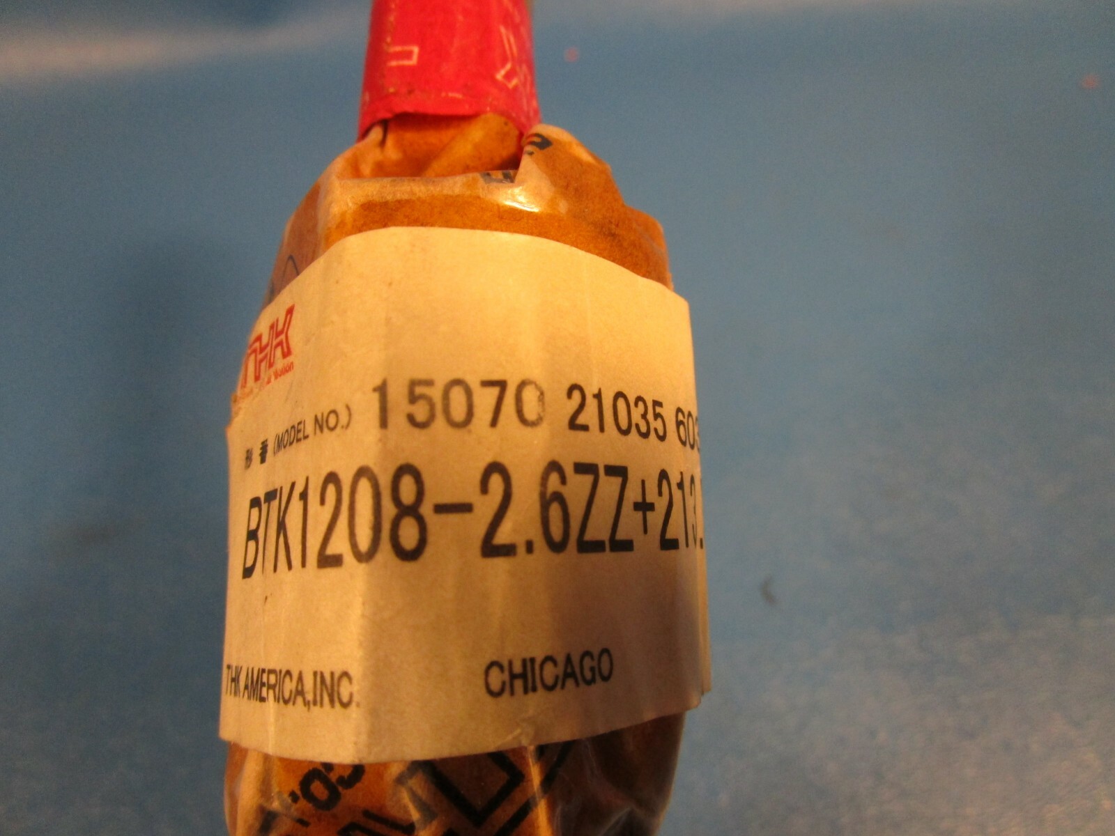 THK, BTK1208-2.6ZZ + 213.50LT Rolled Ball Screw Nut, One BTK1208 on 213.50 Shaft