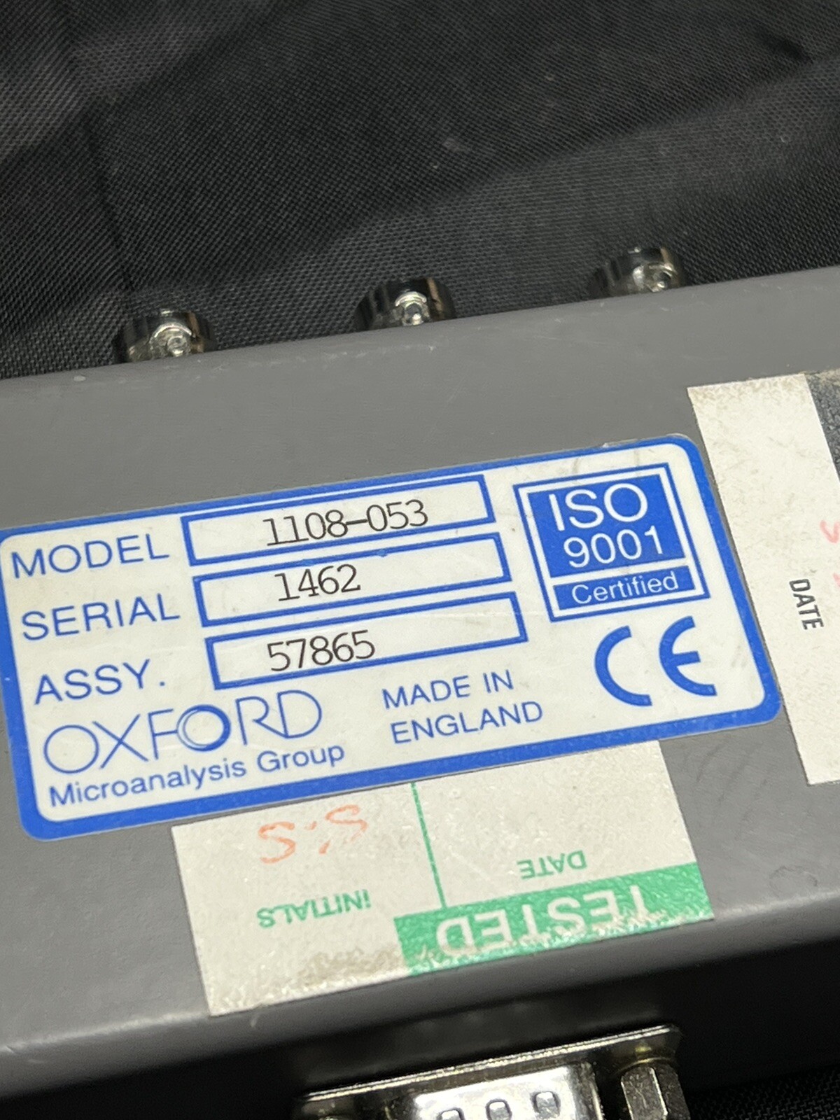 Oxford Microanalysis 1108-053 Microscope Control w/ Cable 1106-734 v.3