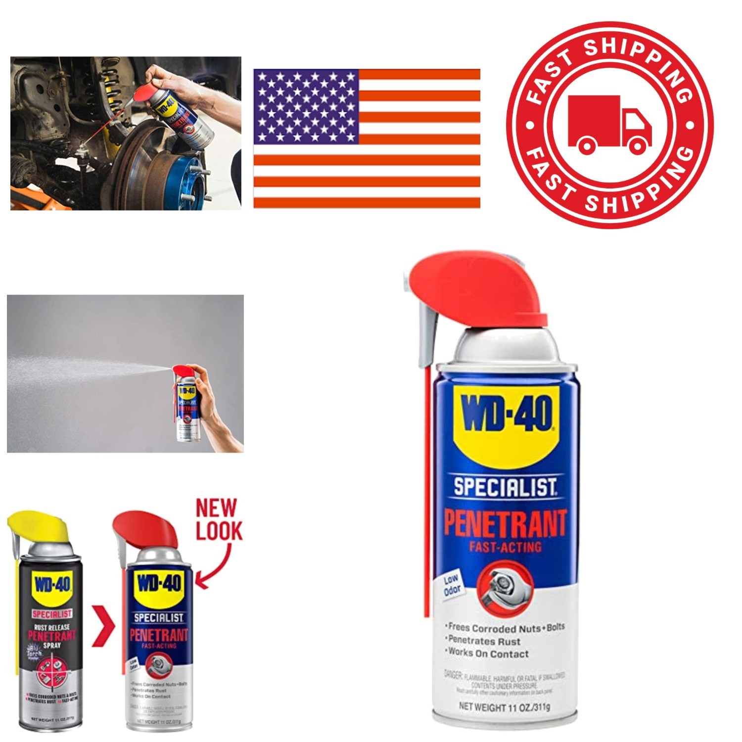 Multifunctional Penetrant 11 Oz Can with Smart Straw for Precision Application