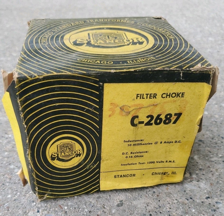 STANCOR C-2687 8 AMPS TRANSFORMER #122F82PR6*CO