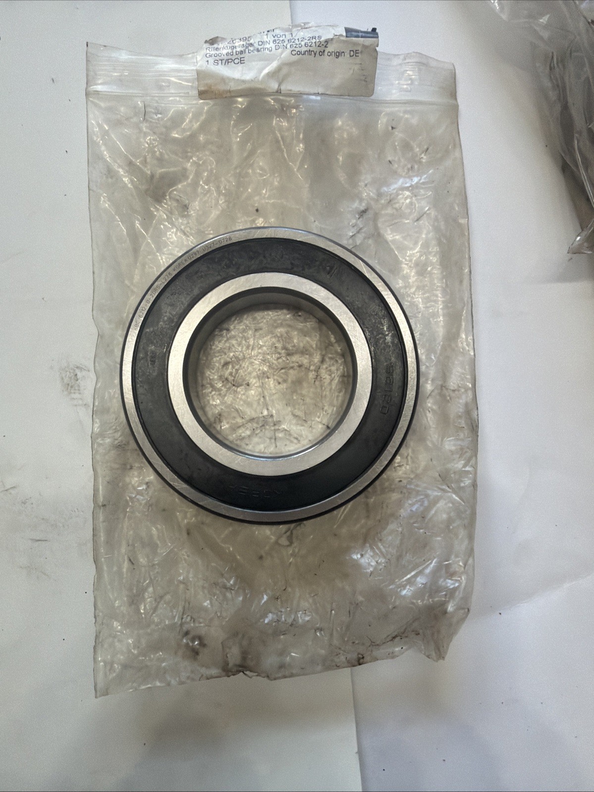KBC 6212-B-2DRS-L278 DOUBLE SHIELDED RADIAL BALL BEARING NNB