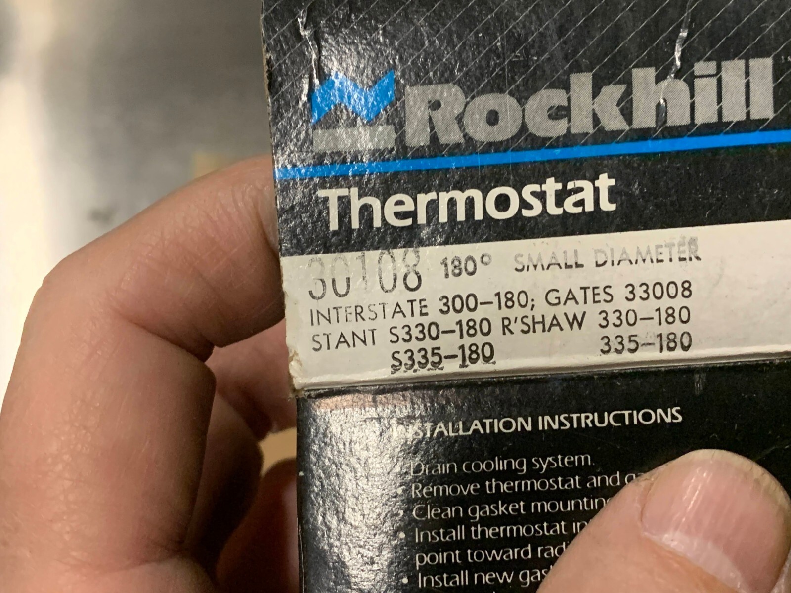 Rock Hill Thermostat 180° Small Diameter P/N 30108