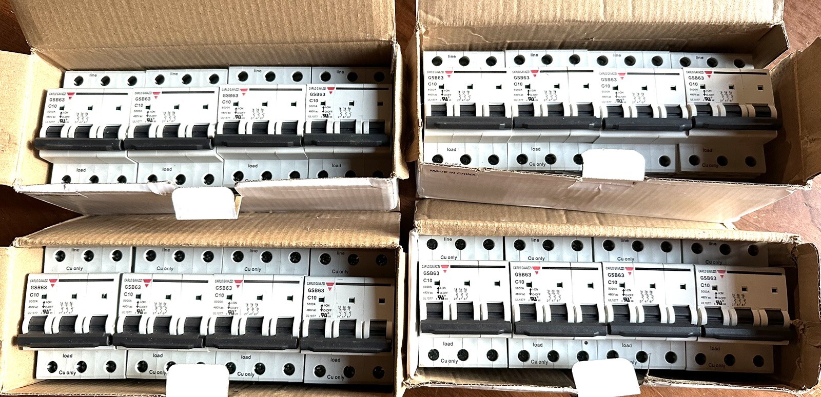 Carlo Gavazzi GSB633PC10 MCB UL1077 C 3P 10A