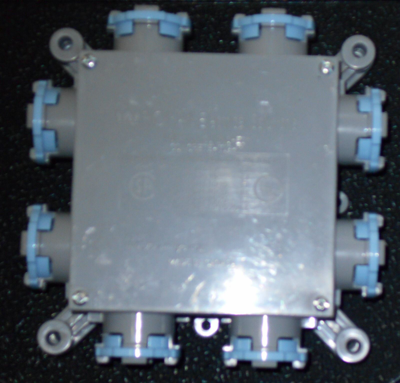 (10 Pcs) ROYAL RSMBS-H-15 Shallow, PVC Slab Box, Trade Size 8 x 3/4 in.