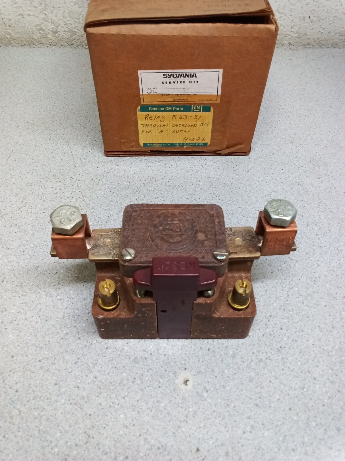 Sylvania Service Kit K23-31 Thermal Overload Kit