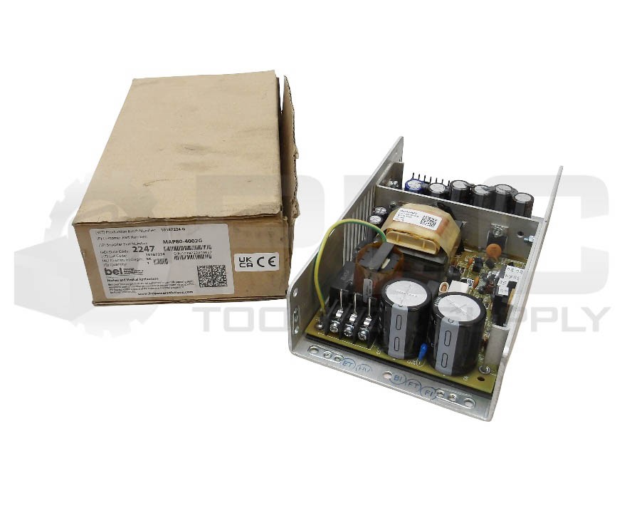 NEW BEL POWER SOLUTIONS MAP80-4002 POWER SUPPLY 110-230V 50/60HZ 2.5A