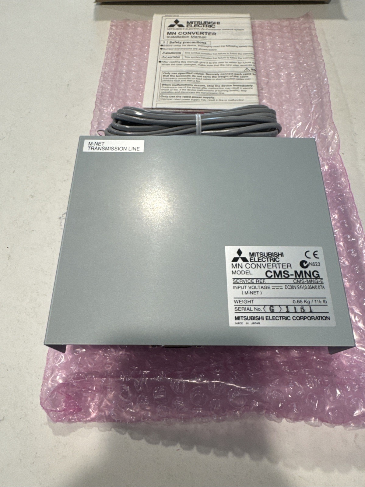New Mitsubishi CMS-MNG A/C HVAC Network System Converter Tester CMS-MNG-E