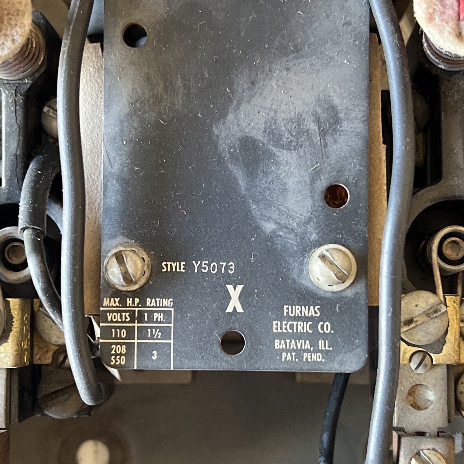Vintage Motor Furnas Control Electrical Box furnas y5073 1/1 On eBay