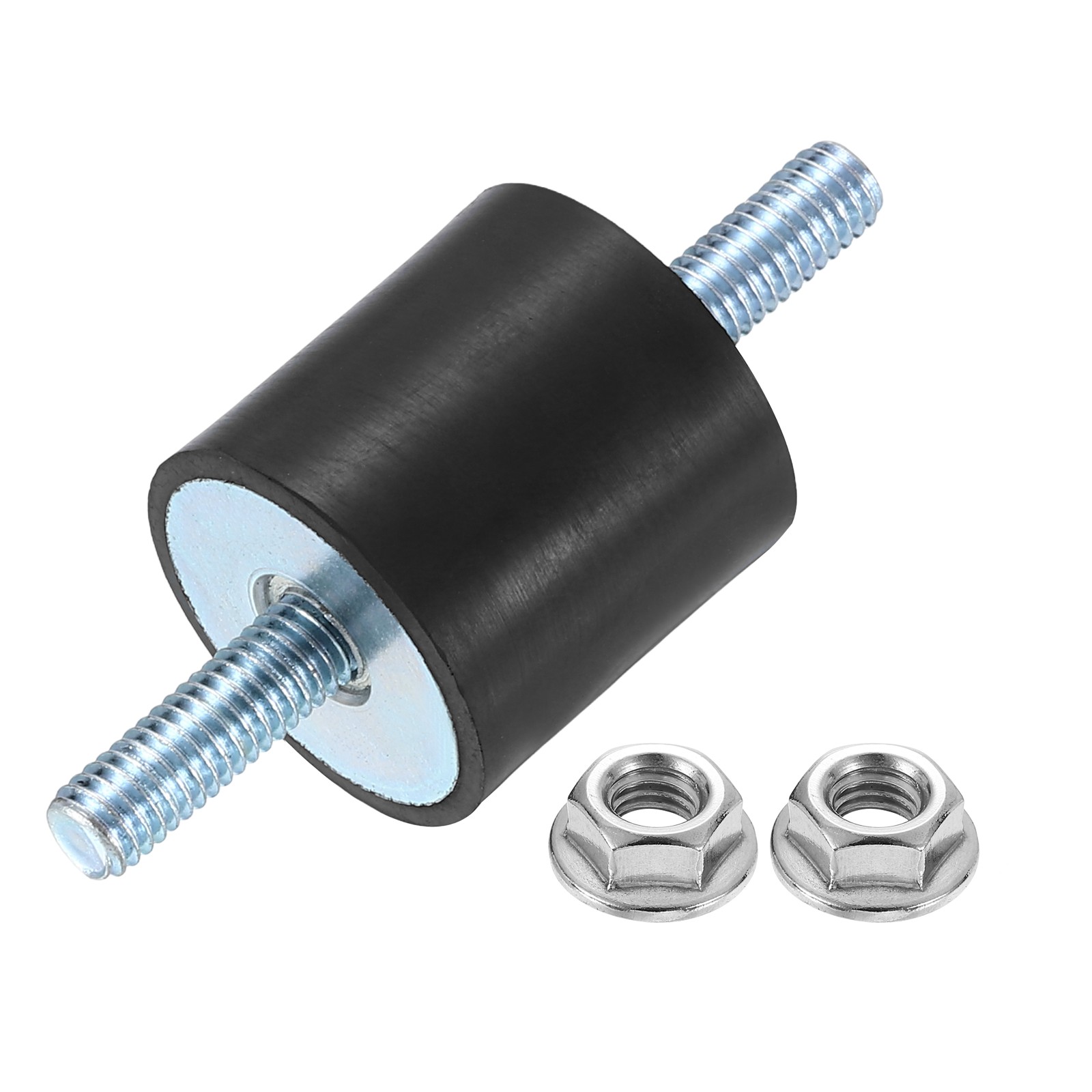M6 x 18mm Rubber Mounts, 25 x 24mm Rubber Vibration Isolator with Nuts