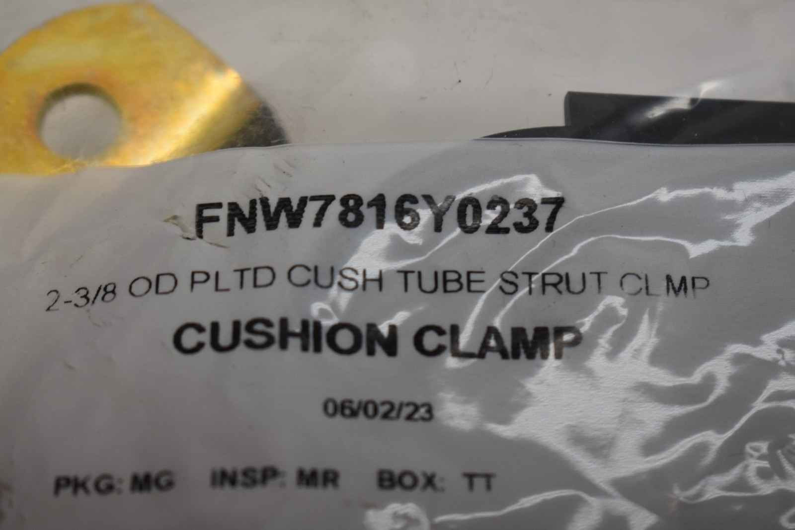 Lot of 11 Cush-A-Clamp 2-3/8″ Tube OR 2″ Pipe EC Cush-A-Clamp Channel Mounted