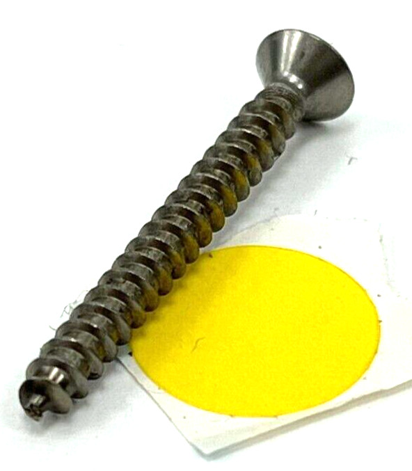 UNBRANDED FLAT SPANNER TAMPER RESISTANT SCREW #10 X 1-3/4″ (LOT OF 200) 18-8 SS