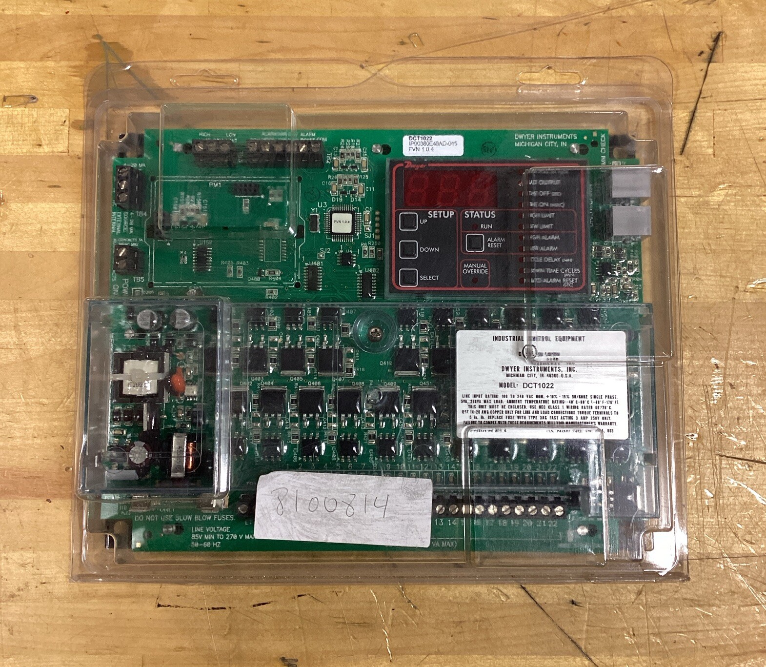 DWYER DCT1022 INSTRUMENTS
