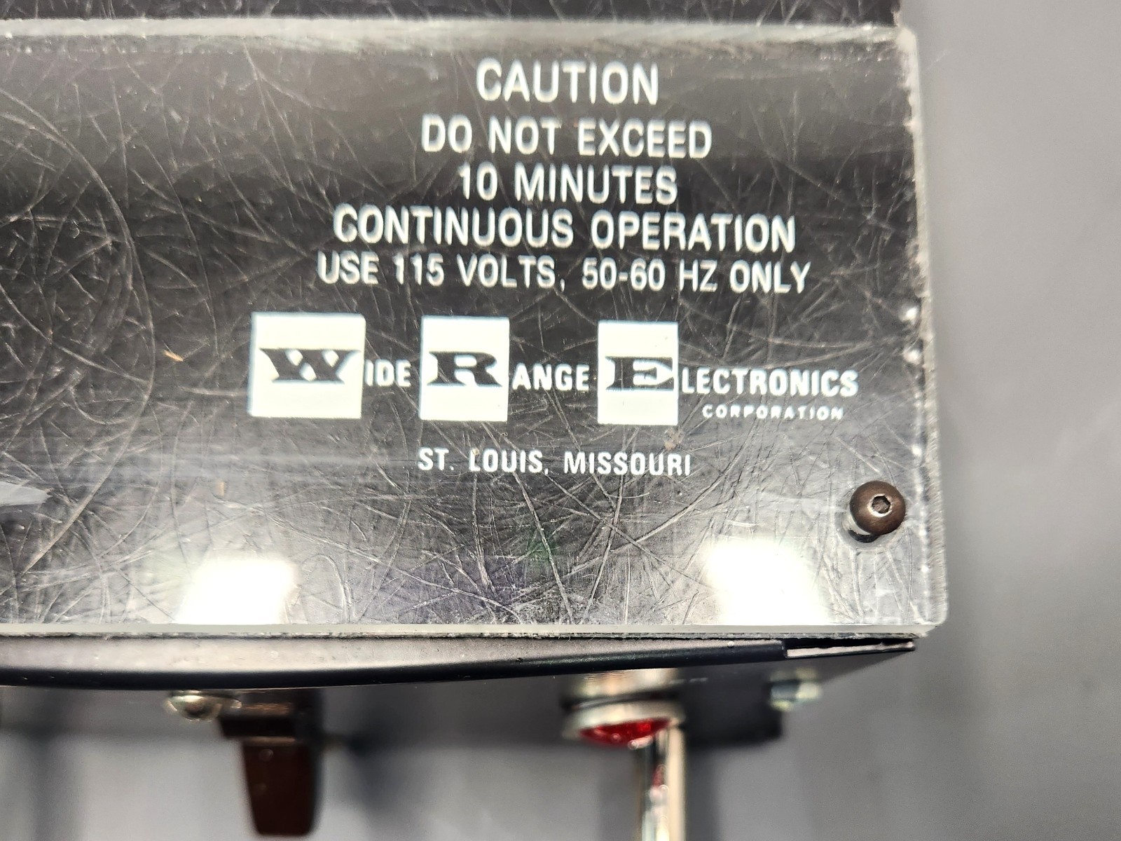 Wired Range Electronics WRE Model 650-115 Tape Media Degausser Power Tested