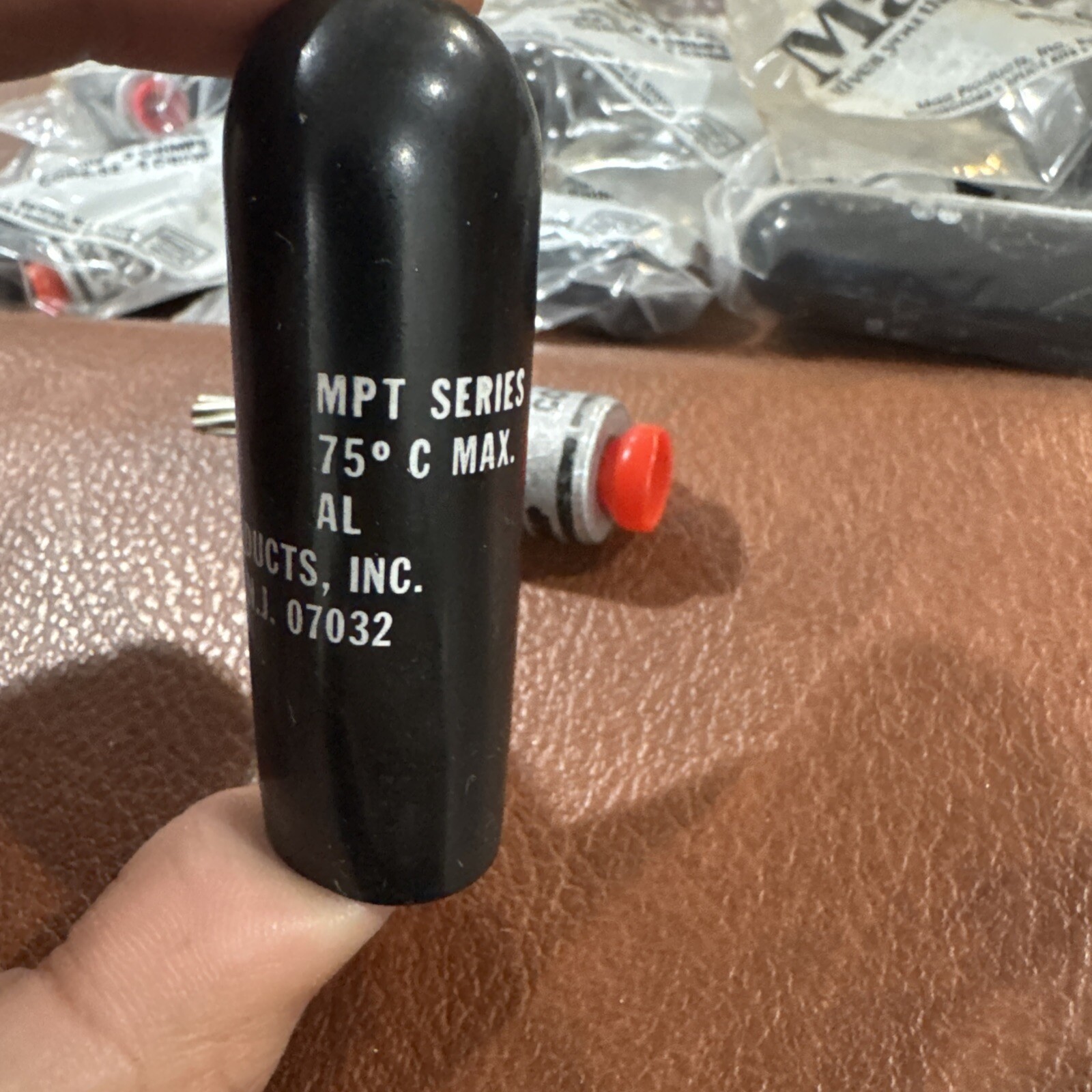 25x Mac Adapt MPT-4 #4-AL INDEX-BG 3 Crimp Code 52 Pigtail Compress Adapter JC-C