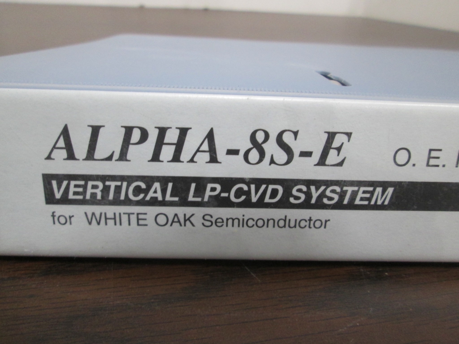Tokyo Electron, ALPHA-8S-E, P-D-Poly, As-D-Poly O.E.M. Manual, Vol 2, Used