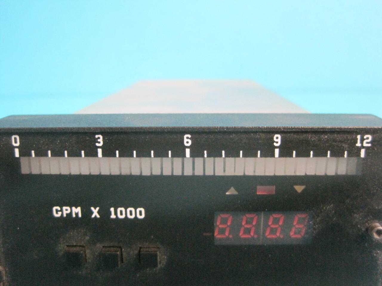 AMETEK DIXSON DISPLAY 0-12 GPM x 1000 MODULE BT033P RAW WATER HEADER FLOW