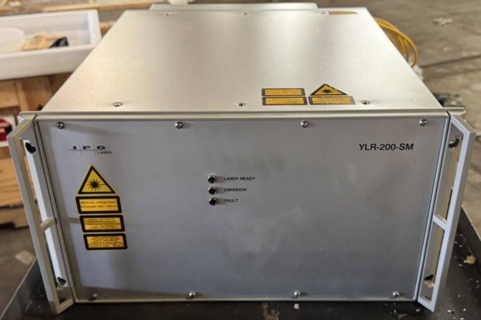 IPG FIBER LASER IPG – YLR-200-SM-EOS, Germany. SN 8032625, MFG 11/2020