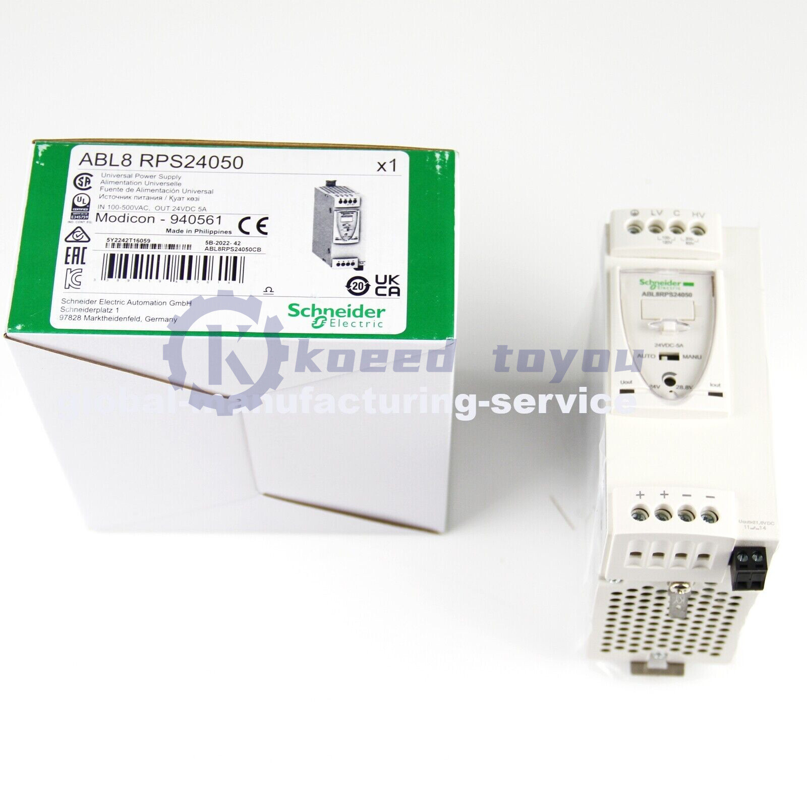 1Pcs new Schneider ABL8RPS24050 24V 5A Power Supply