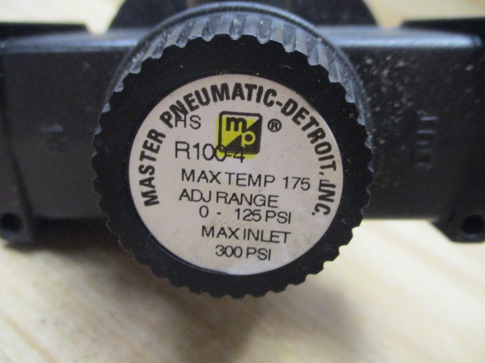 Master Pneumatic Detroit R100-4 Regulator R1004