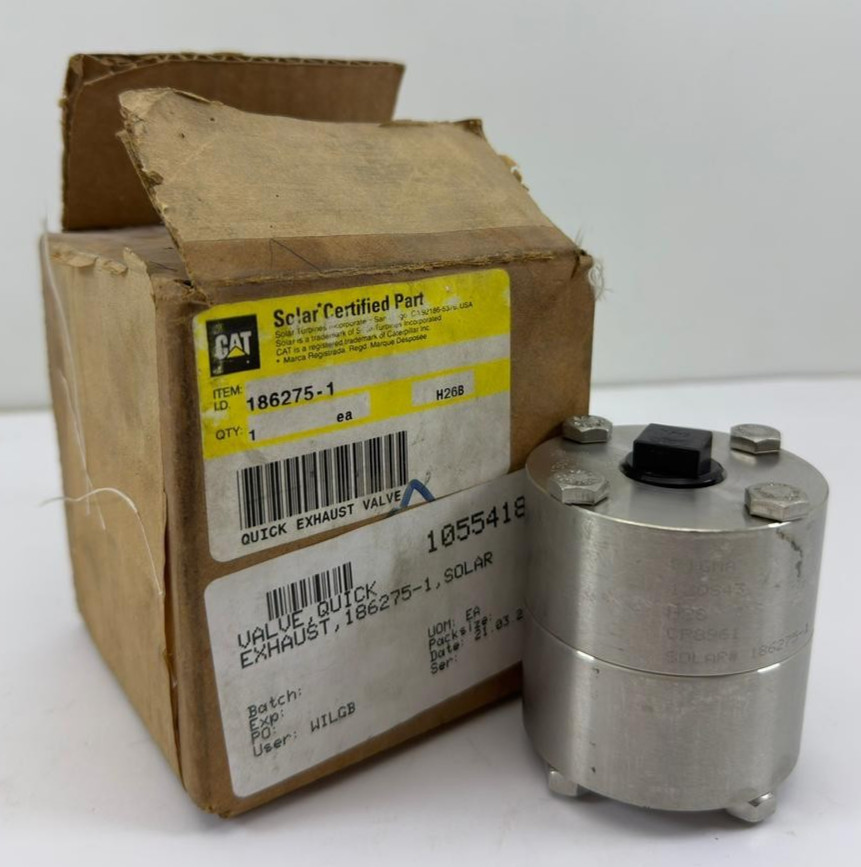 CAT SOLAR TURBINES 186275-1 QUICK EXHAUST VALVE