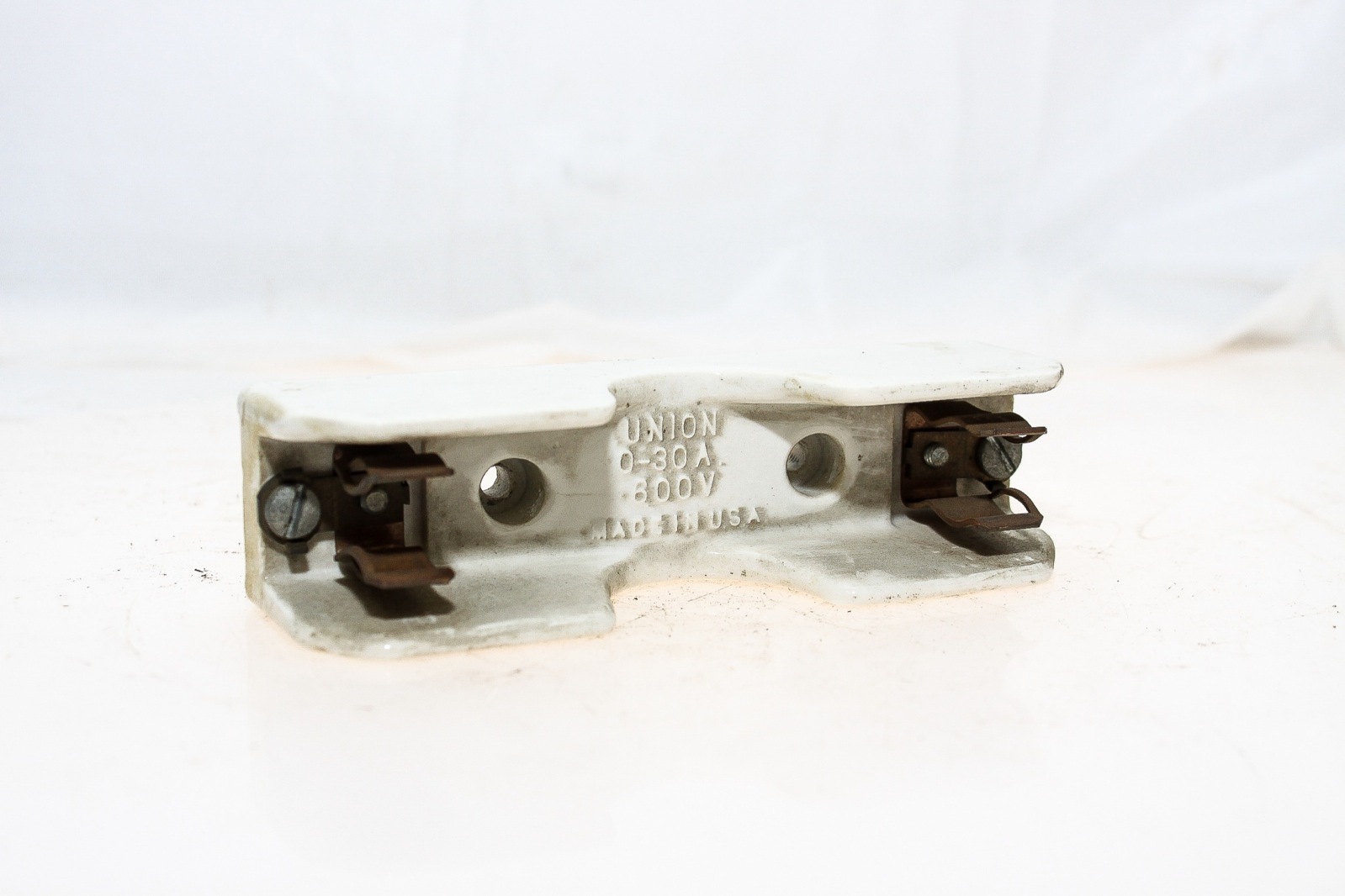 UNION 388-424 0-30A 600 VOLT AC/DC CERAMIC FUSE HOLDER NEW! FAST SHIPPING! (G68)