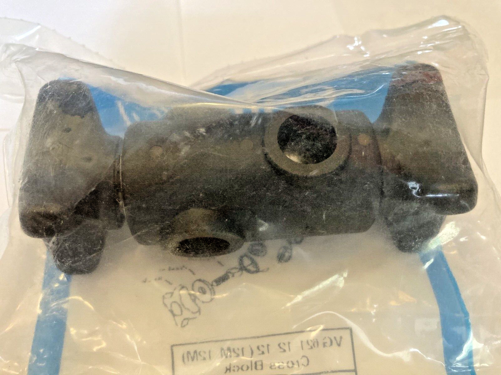 SOLUS/ VALU GUIDE VG-621-12-12 ROD TO ROD CROSS BLOCK ASSEMBLY-NOS- 21 AVAILABLE