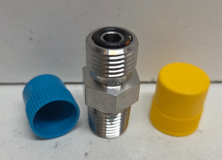 NEW NO BOX! SWAGELOK 1/4″ VCO X 1/4″ MNPT STAINLESS STEEL FITTING SS-4-VCO-1-4