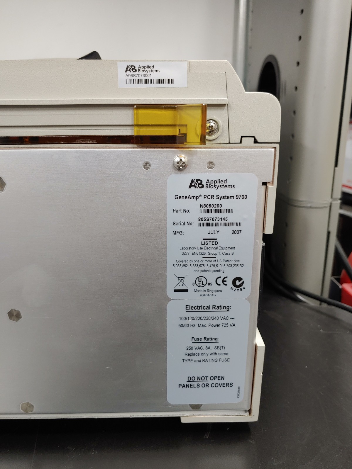 APPLIED BIOSYSTEMS GeneAmp PCR System 9700 PN N8050200