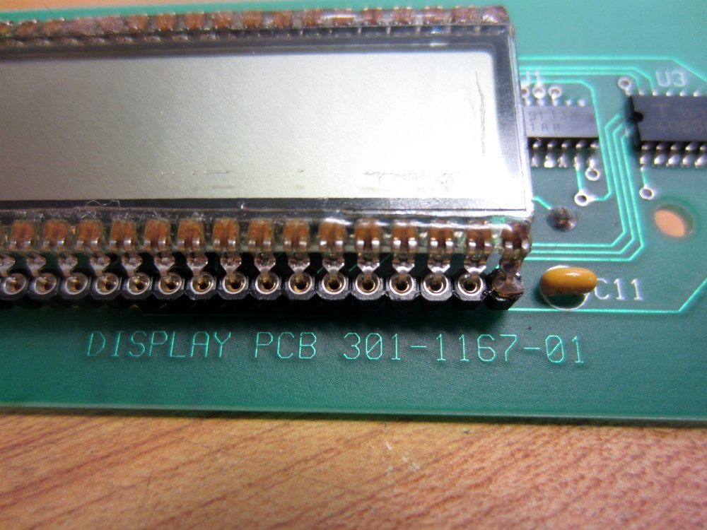 Part 301-1167-01 LCD Display PCB 301116701