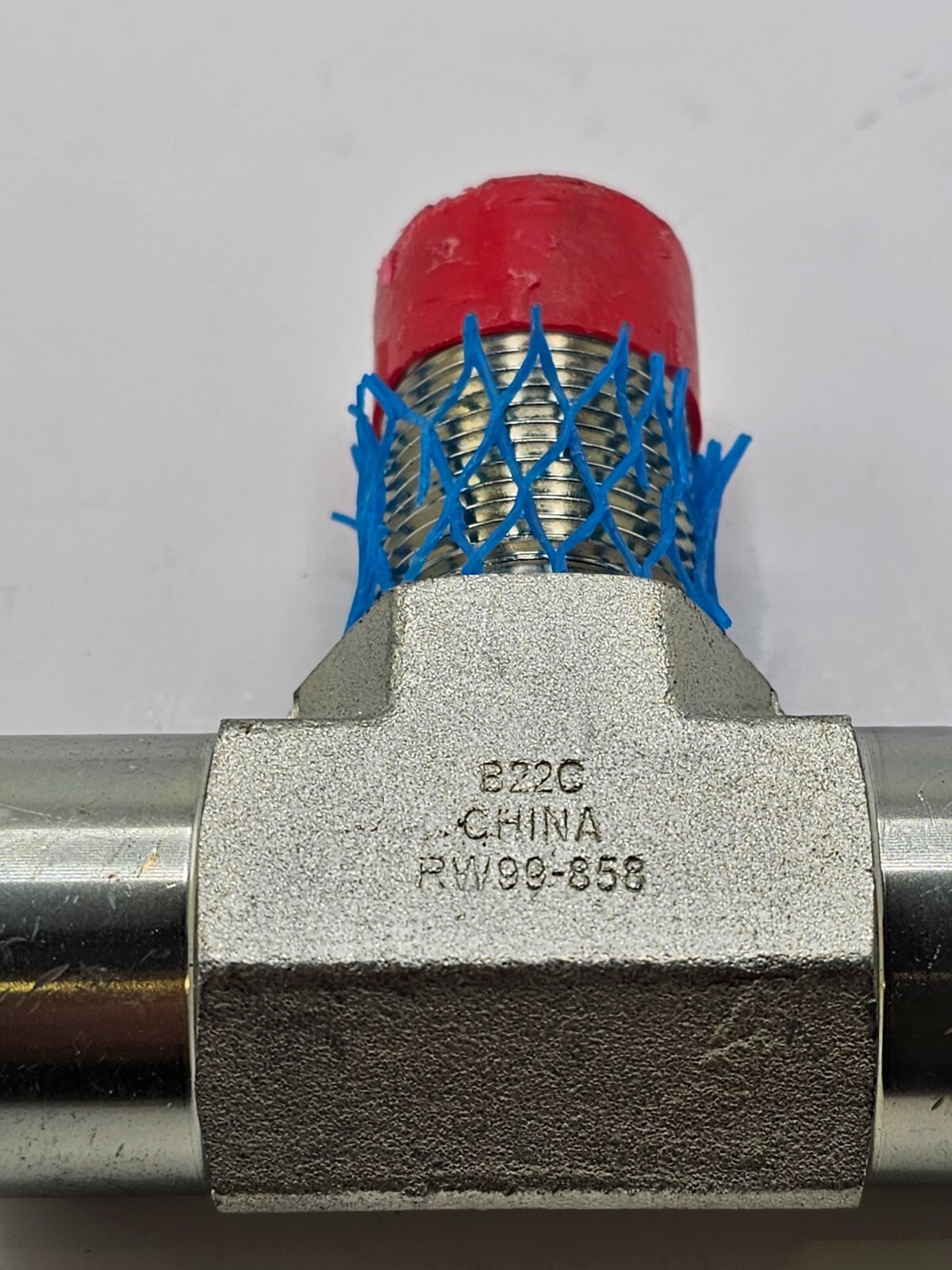 (QTY 2) Ryco Branch Tee Fitting Steel B22C RW99-858