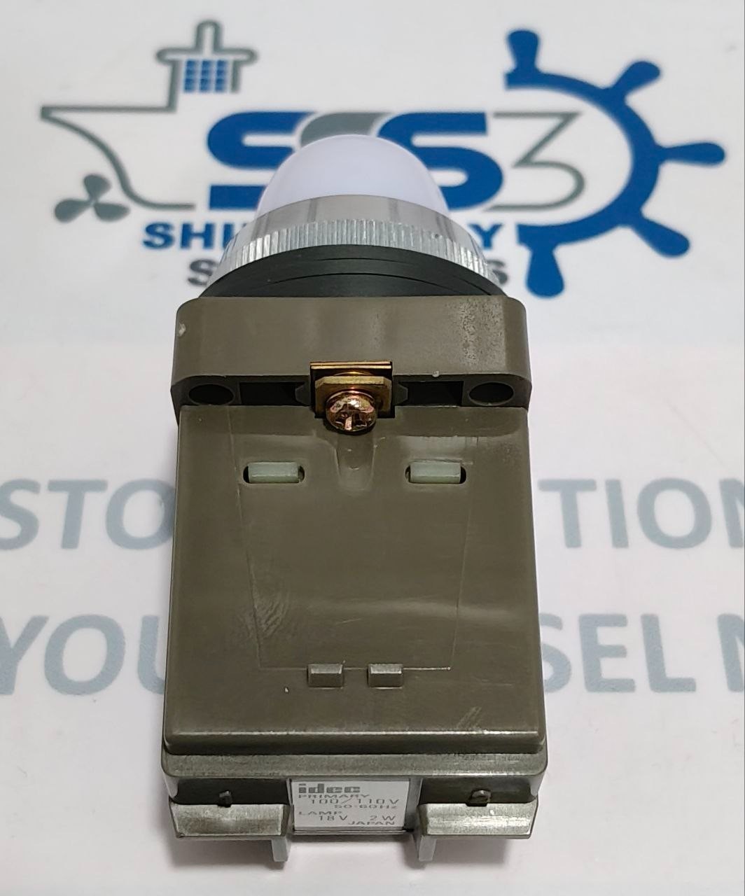 Izumi Denki Idec APN118-W Pilot Lamp Primary 100/110V 50-60 Hz Lamp 18V 2W