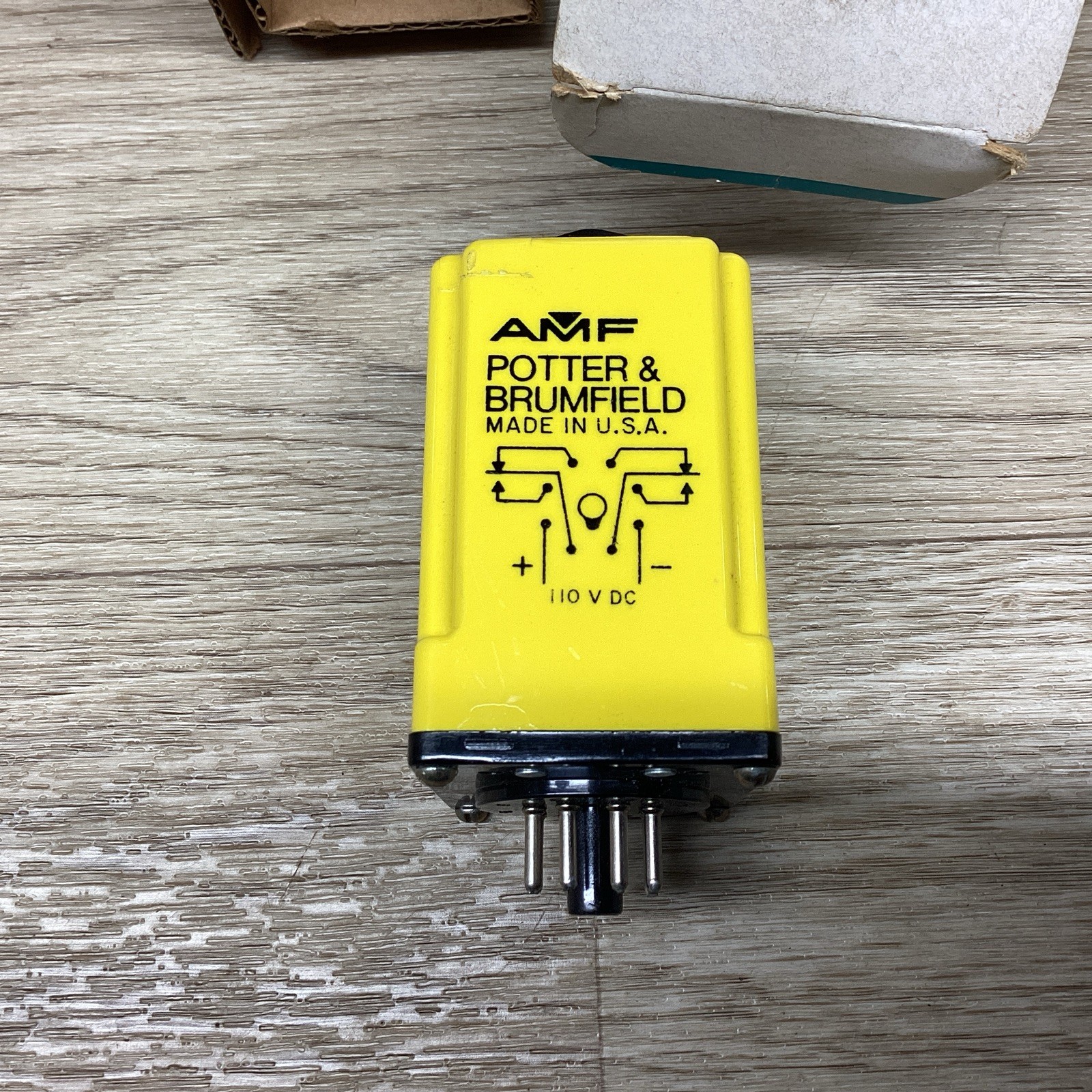 AMF POTTER & BRUFIELD TIME DELAY RELAY CDD-38-60007 120 SEC #817PT143*CO