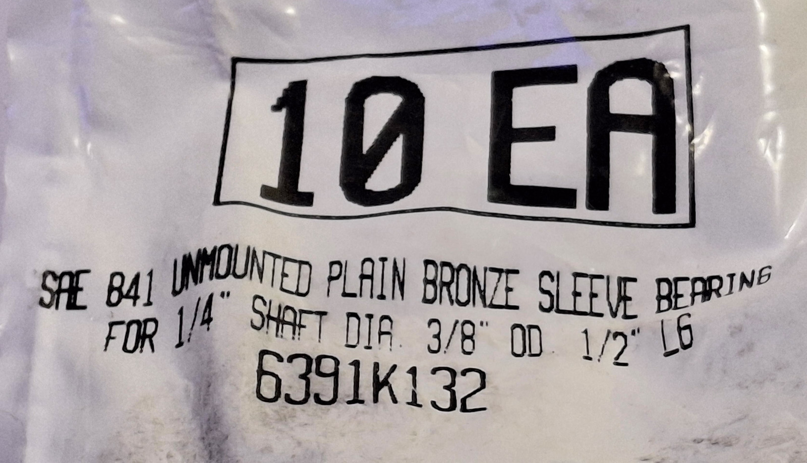 10 NEW SAE 841 1/4″X3/8″X1/2″ BRONZE BUSHINGS NNB ***MAKE OFFER***