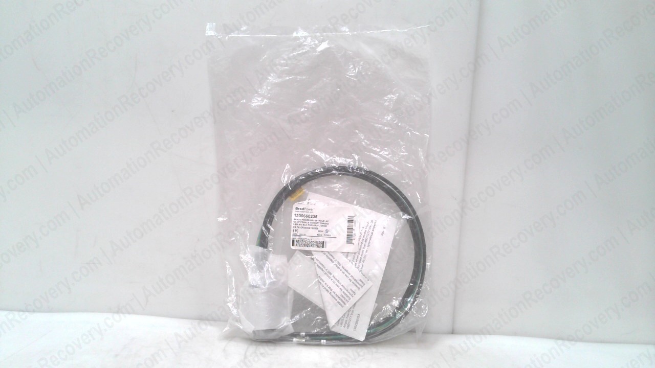 BRAD POWER CR4000A76M005, QUICK-CHANGE CIRCULAR CABLE, 1300660235, NEW #350455