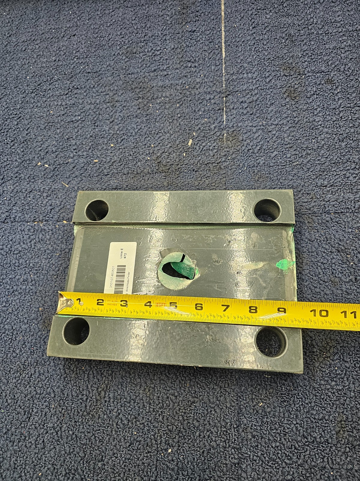 Axle to Spring Mounting Plate 26566 Connection Spring 9-1/2″ x 7″ – 310107460501
