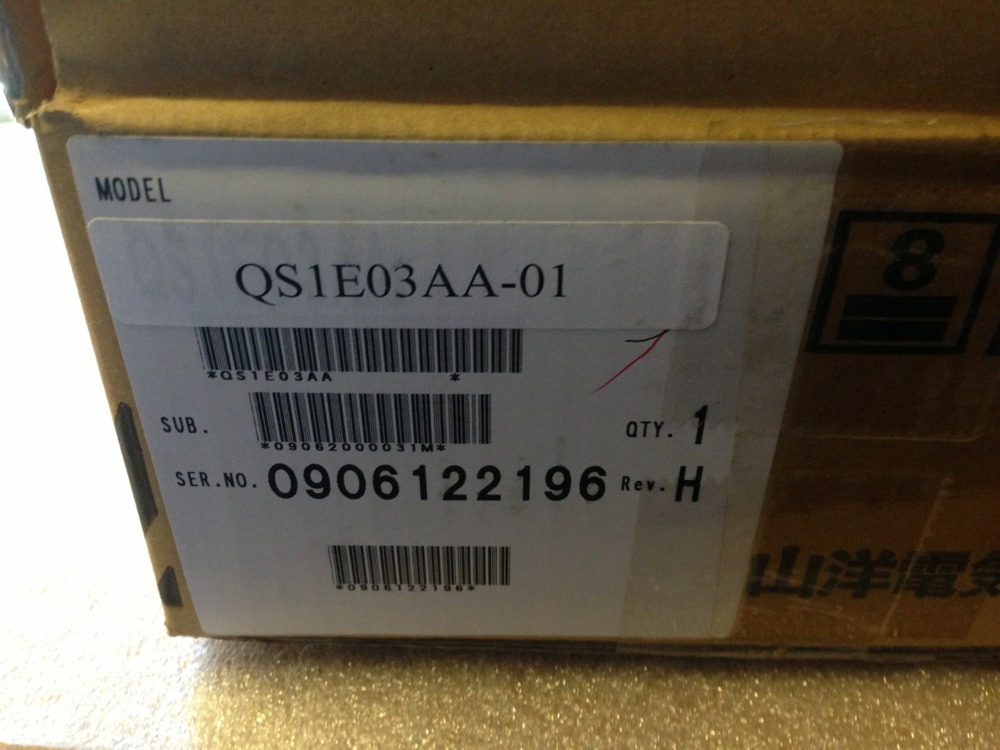 SANYO DENKI QS1E03AA-01, QS1E03AA01 AC SERVO DRIVE, 0-163 VAC, 3 PHASE,
