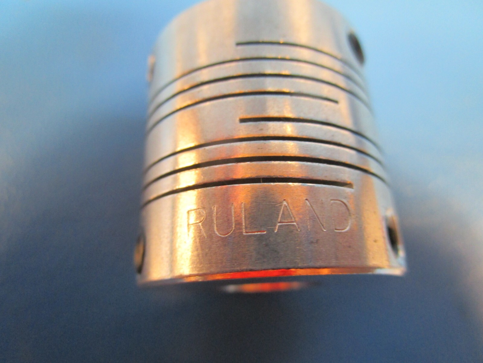 RULAND MWS30-12-8-A, Four Beam Coupling, Set Screw style, 12mm x 8mm bores, 30.0