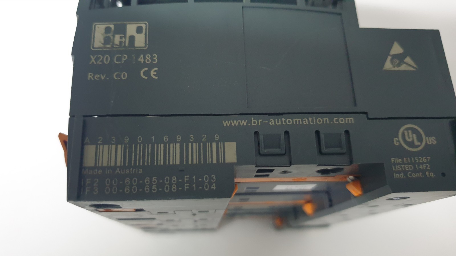 B&R X20 CP1483 CPU Controller Module Rev. C0 – Used, 60-Day Warranty